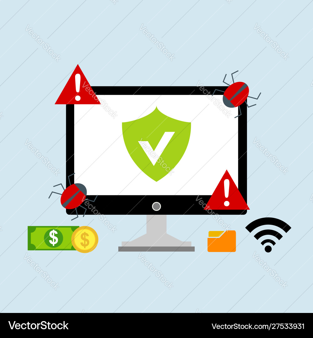 Hacker Aktivität Computeralert Benachrichtigung Hacker Aktivität Computeralert Benachrichtigung vektorbild
