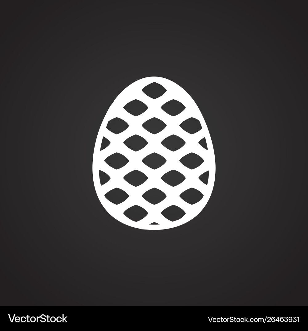 Pine cone icon on background for graphic and web Pine cone icon on background for graphic and web Vector Image