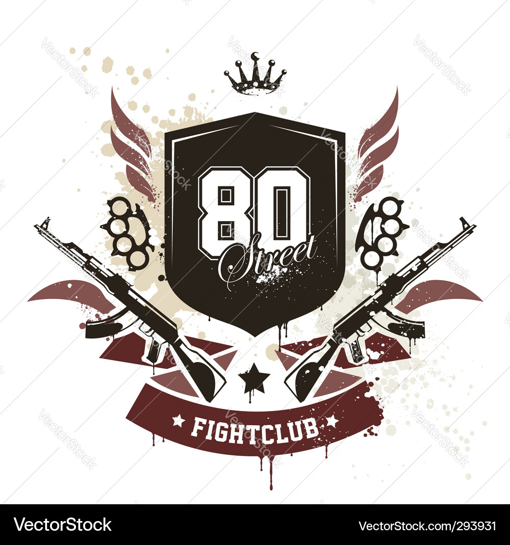 Street Gang Grunge Vector Image