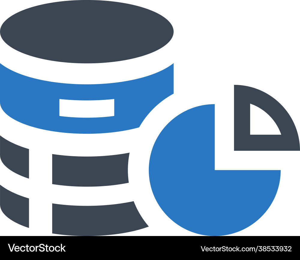 Data visualization icon Vector Image