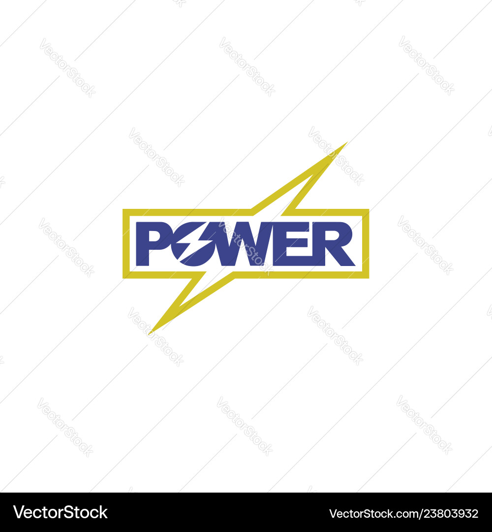 Power-logo Power-logo vector image