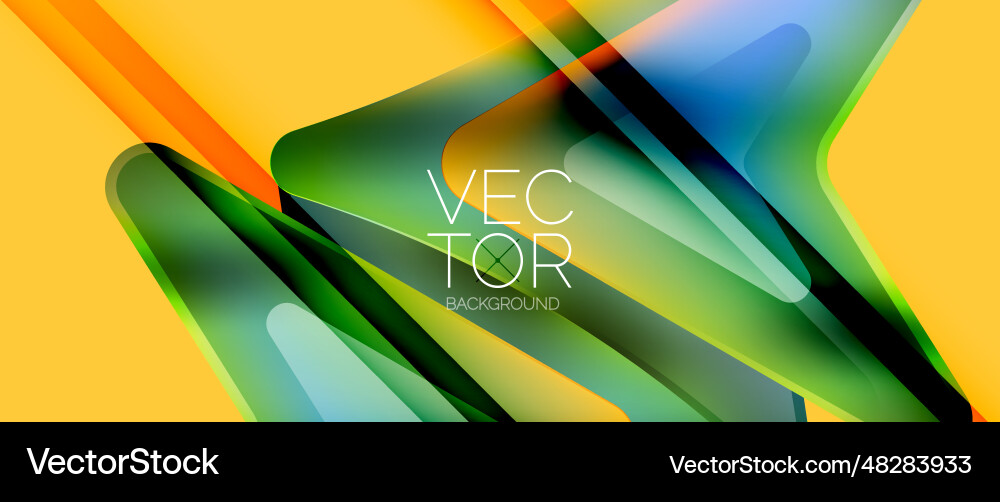 Fluid gradient arrow abstract vibrant arrows Fluid gradient arrow abstract vibrant arrows vector image