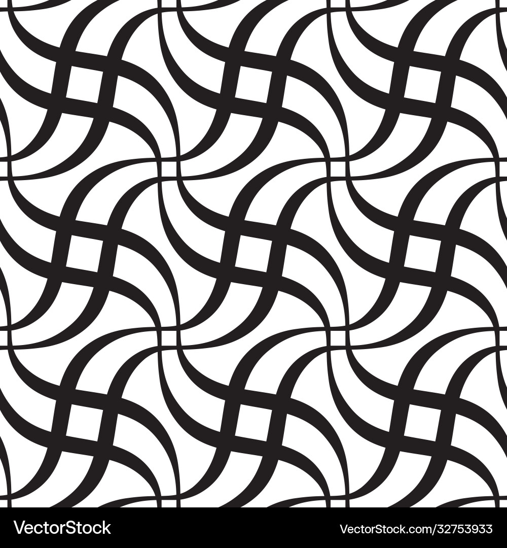 Linear abstract seamless pattern vector image