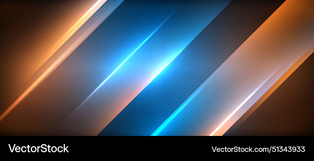 Neon dynamic diagonal light rays background Neon dynamic diagonal light rays background vector image