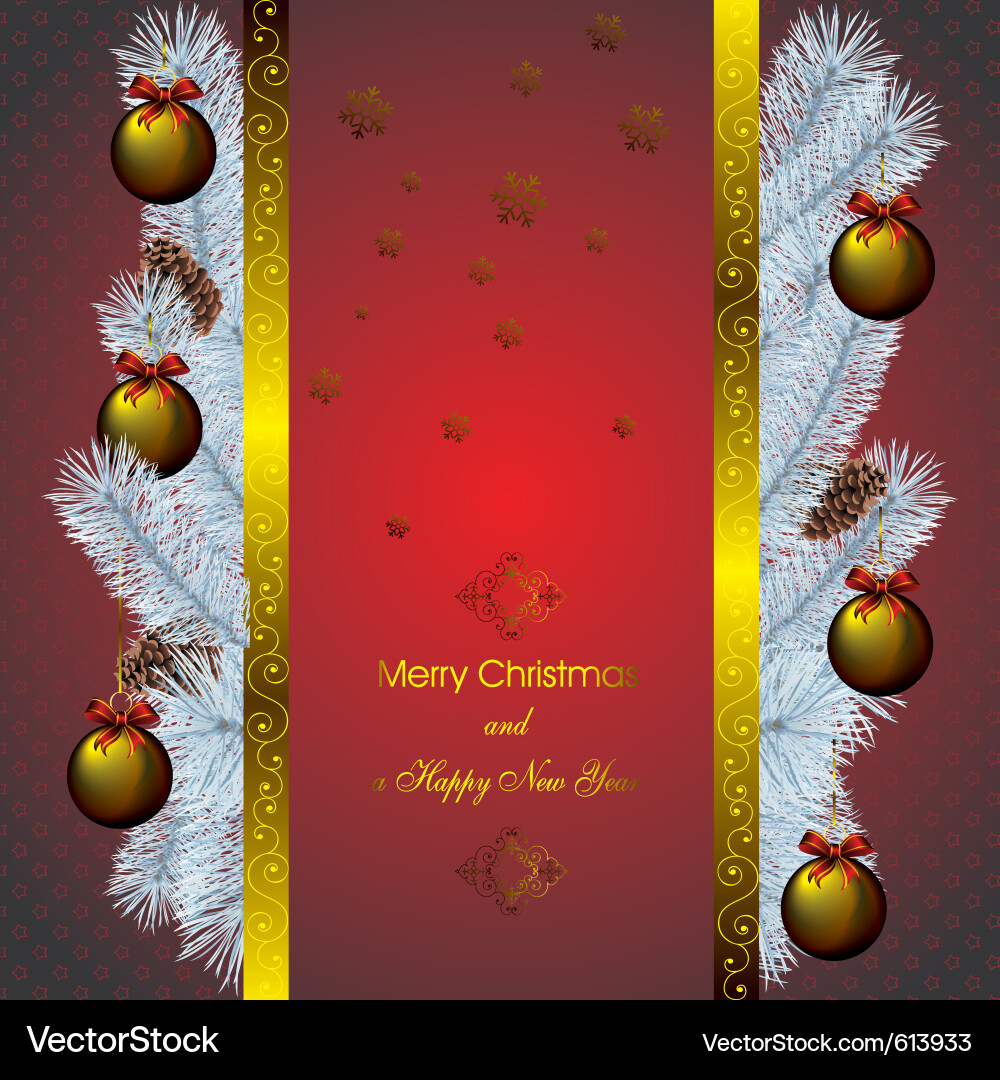 New year card vector image
