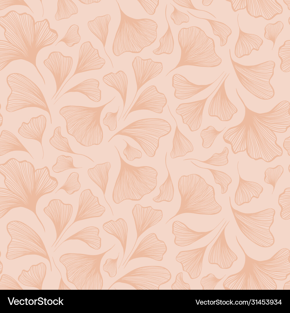 Abstract botanical seamless pattern in light Abstract botanical seamless pattern in light vector image