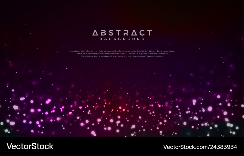 Luminous Abstract Particle Background vector image