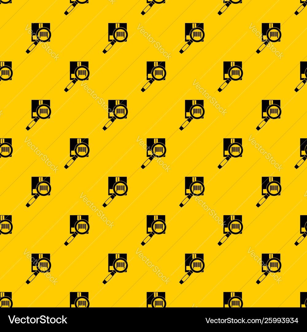Magnifier and diskette pattern Magnifier and diskette pattern Vector Image