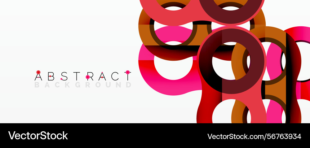 Modern abstract design overlapping circles Modern abstract design overlapping circles vector image