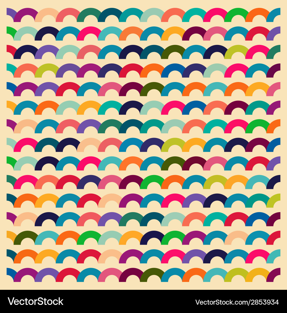 Seamless colorful waves for universal usage vector image