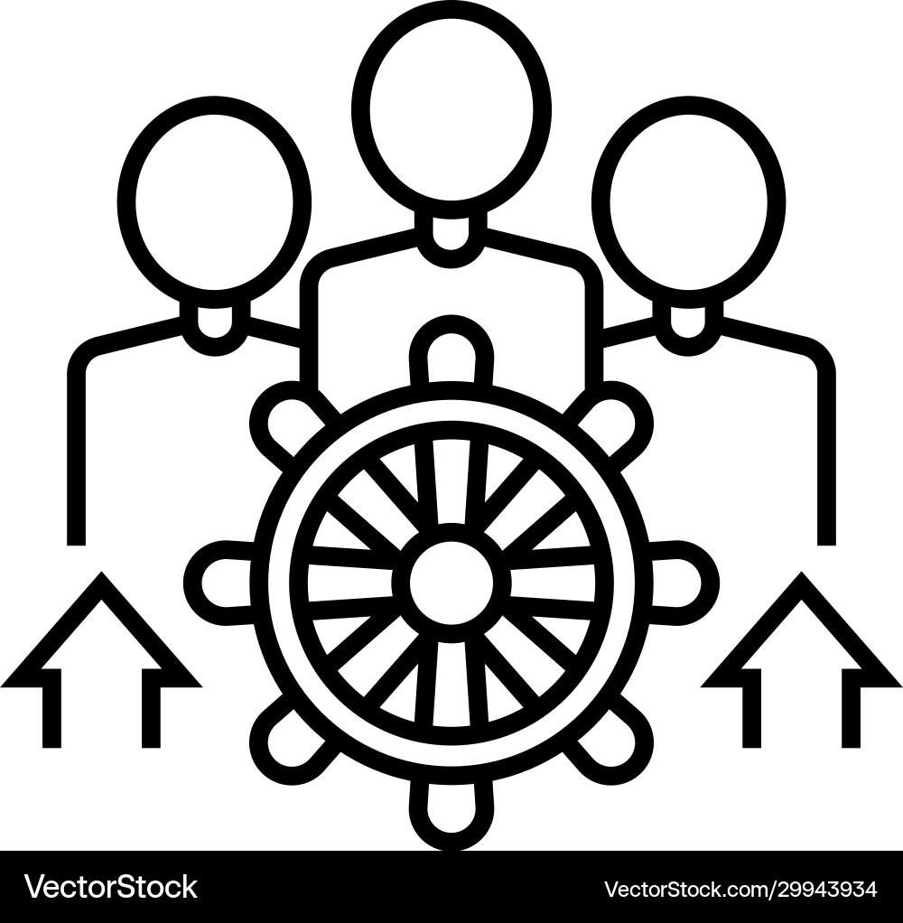 Team-Regellinie-Icon-Konzept-Zeichnung Team-Regellinie-Icon-Konzept-Zeichnung vektorbild