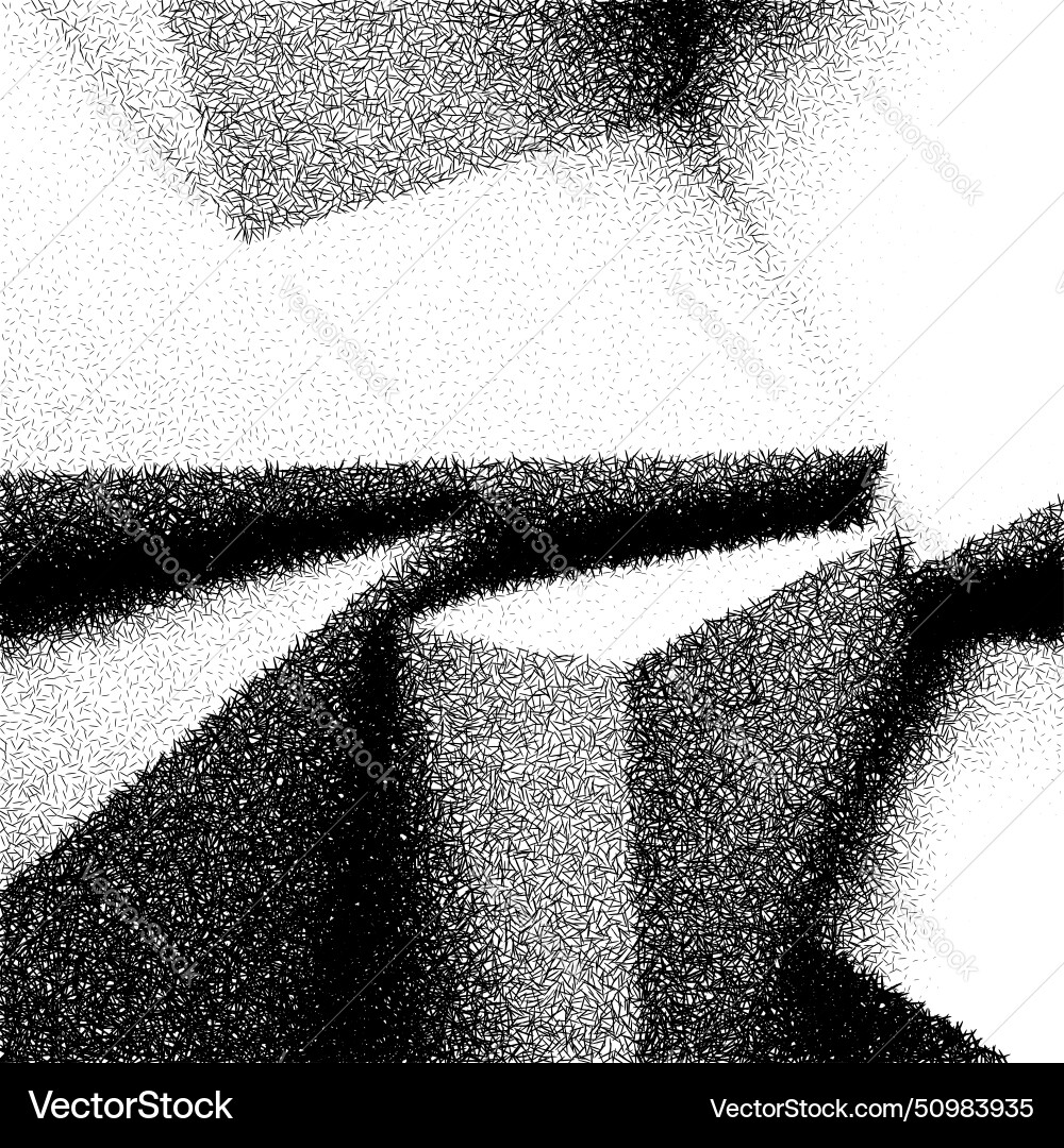 Abstract background with overlapping dotwork cubes Abstract background with overlapping dotwork cubes vector image