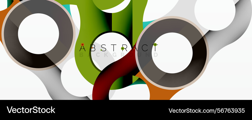 Abstract design features overlapping circles Abstract design features overlapping circles vector image