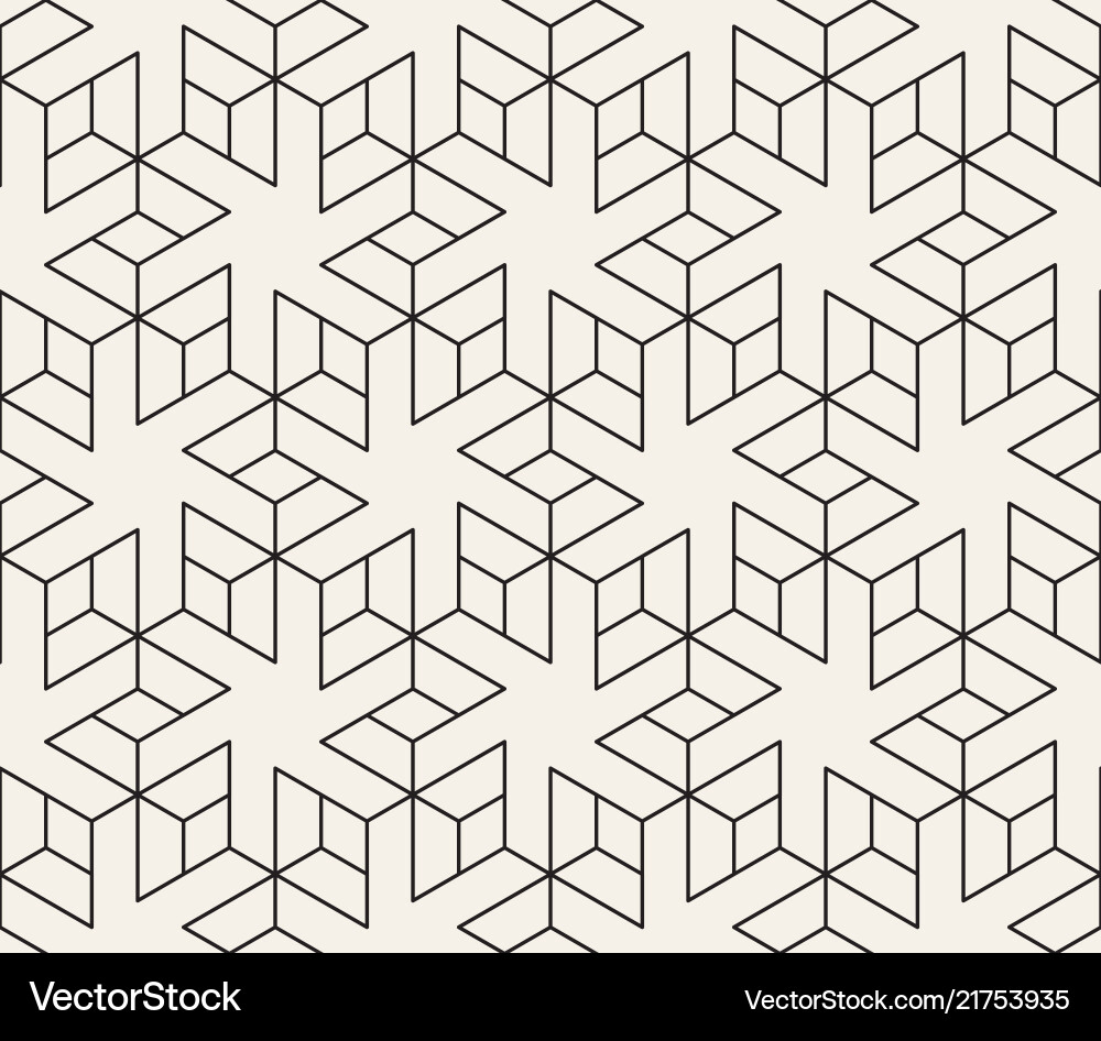 Geometric Lattice Pattern vector image