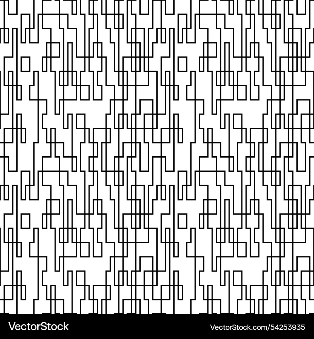 Seamless pattern of lines monochrome background Seamless pattern of lines monochrome background Vector Image