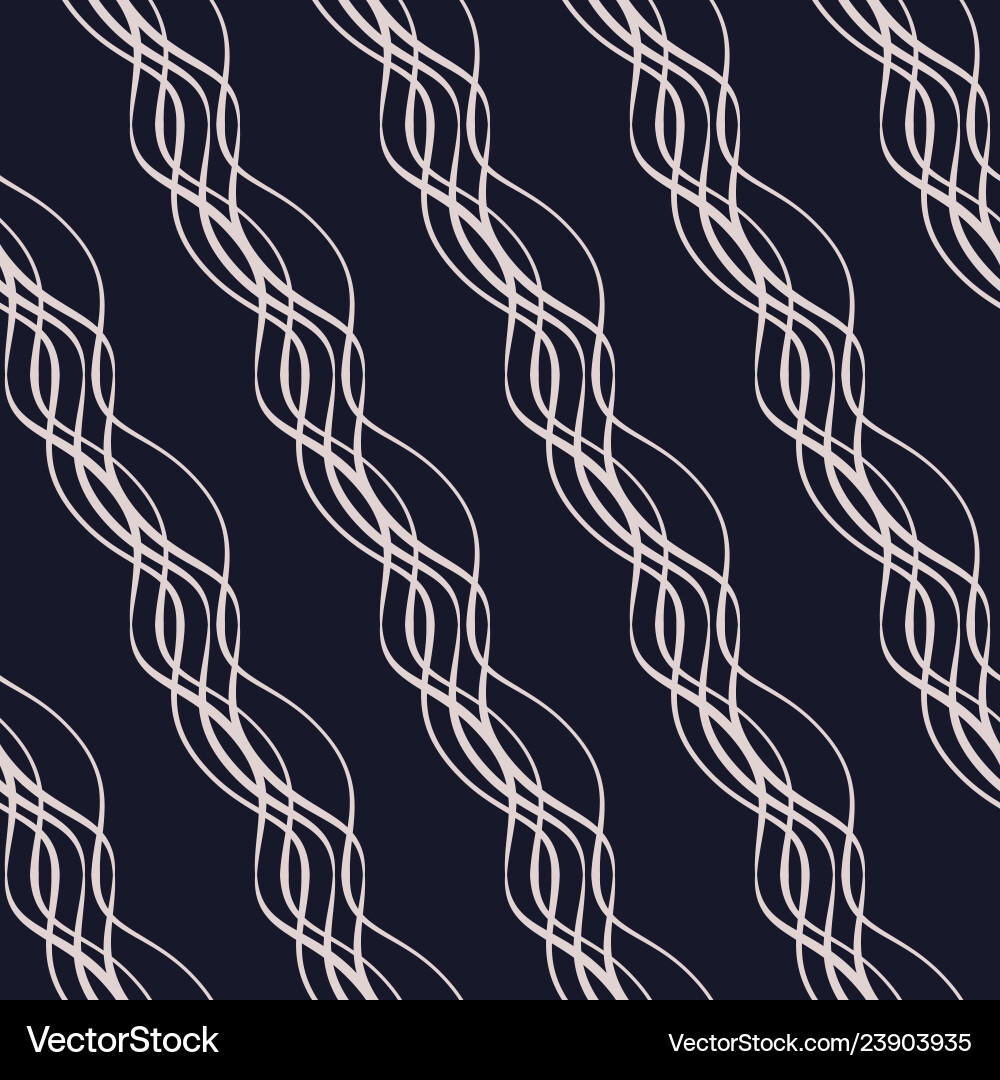 Seamless pattern of lines vector image