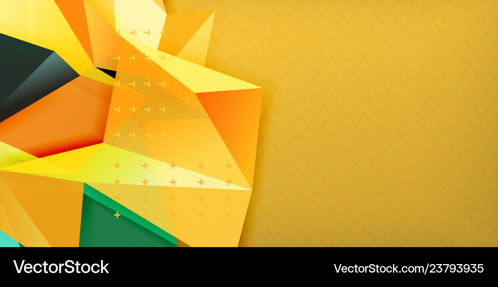 Triangular low poly background design Triangular low poly background design Vector Image