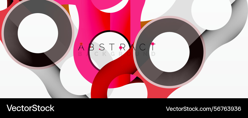 Abstract design features overlapping circles Abstract design features overlapping circles vector image