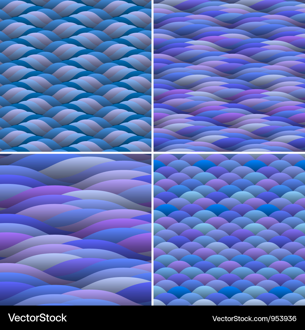 Abstract Wave Pattern Vector Image