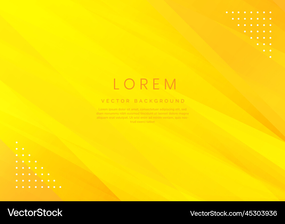 Abstract yellow gradient geometric diagonal Abstract yellow gradient geometric diagonal vector image