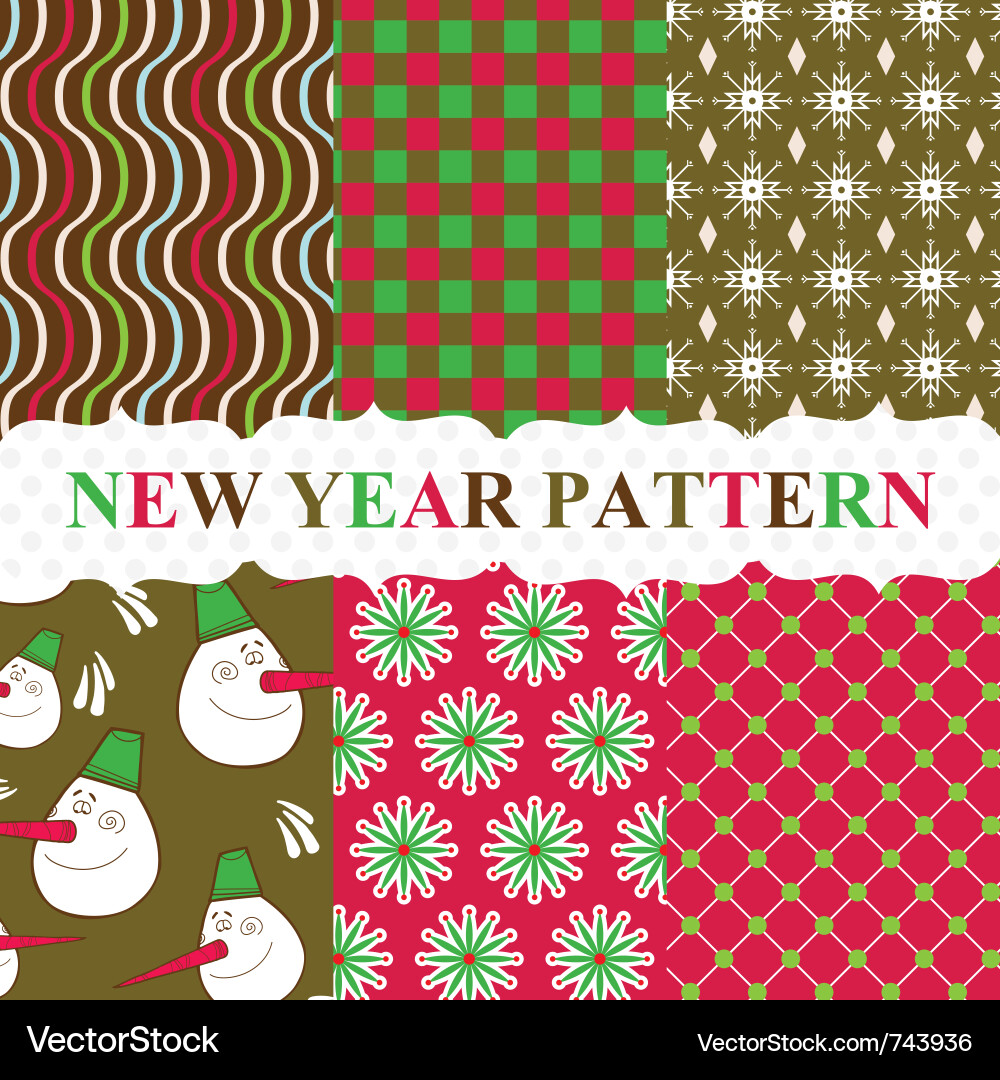 Classic patterns Vector Image