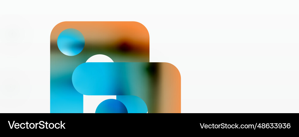Gradient geometry minimalist fusion of lines Vector Image