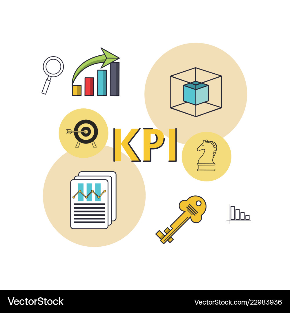 Key performance indicator Key performance indicator vector image