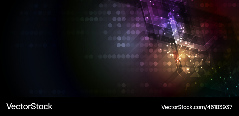 Abstract futuristic fade computer technology Abstract futuristic fade computer technology vector image