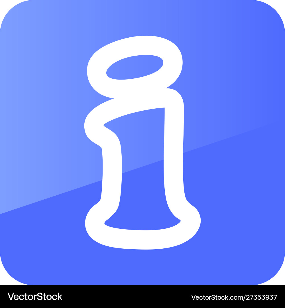 Information web icon help faq symbol vector image