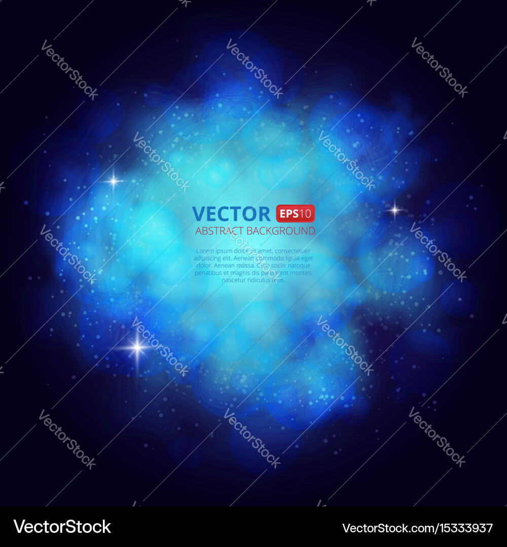 Nebula abstract background with place for text vector image