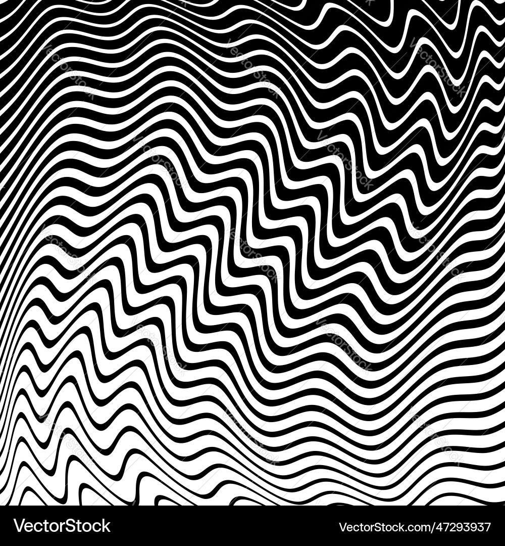 Wavy lines pattern Wavy lines pattern vector image