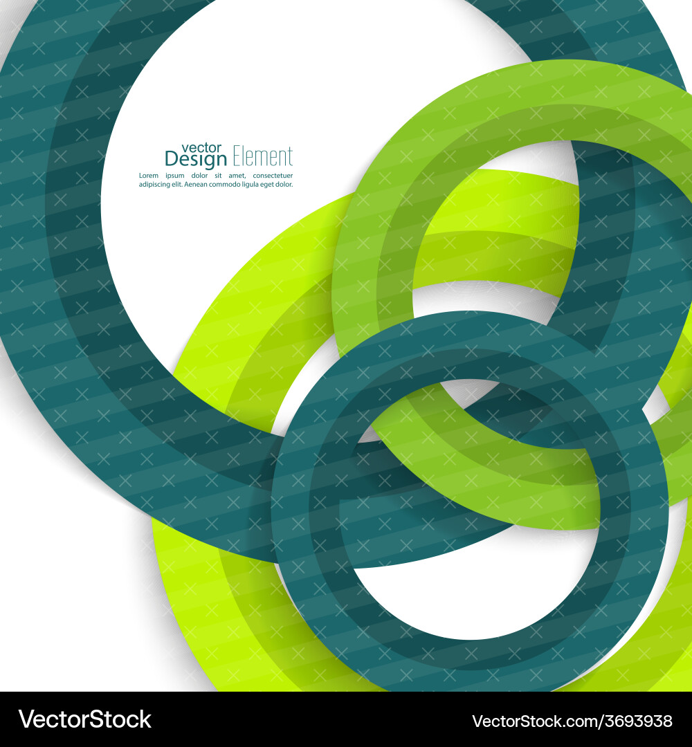 Dynamic Circle Pattern Vector Image