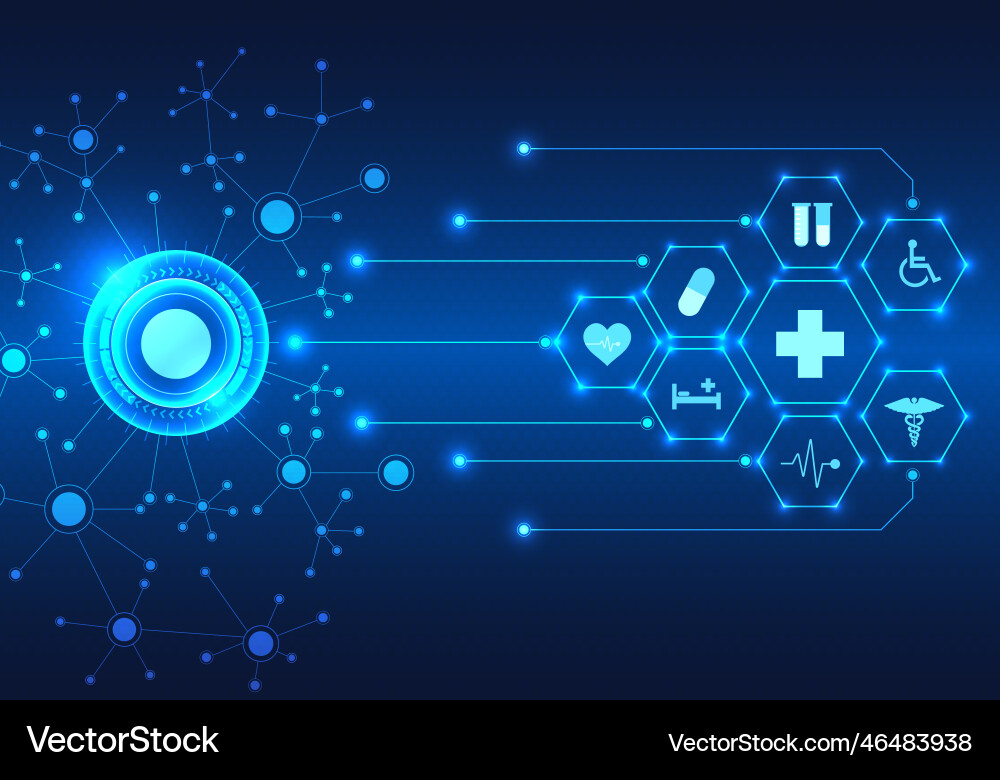 Intelligente medizinische Technologie die im Kampf hilft Intelligente medizinische Technologie die im Kampf hilft vektorbild