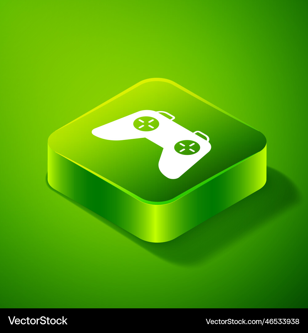 Isometric game controller or joystick Isometric game controller or joystick vector image