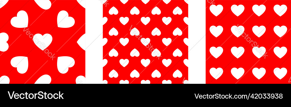 Seamless repeatable heart shape icon pattern Seamless repeatable heart shape icon pattern vector image