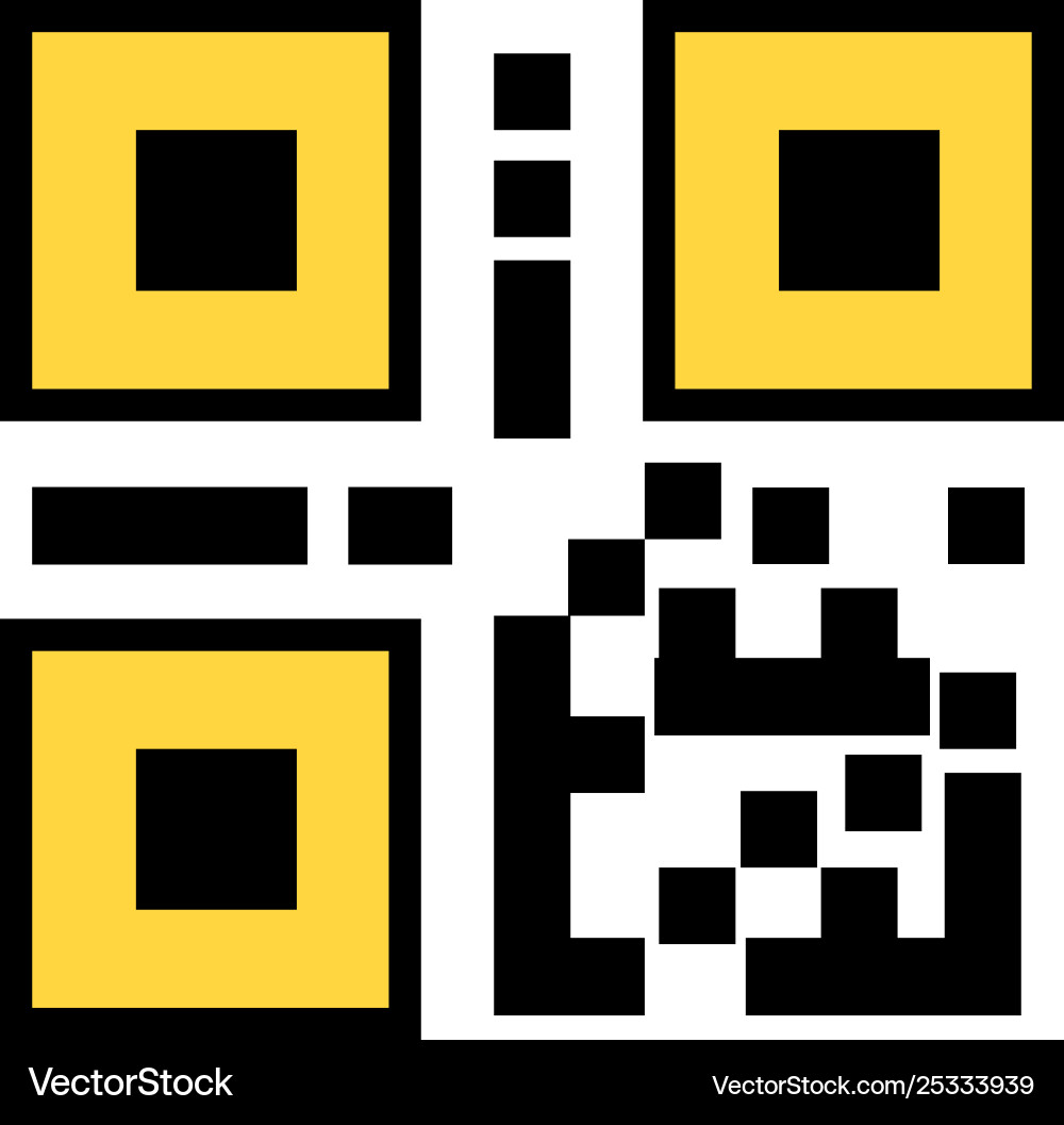 Qr code bar icon Qr code bar icon vector image