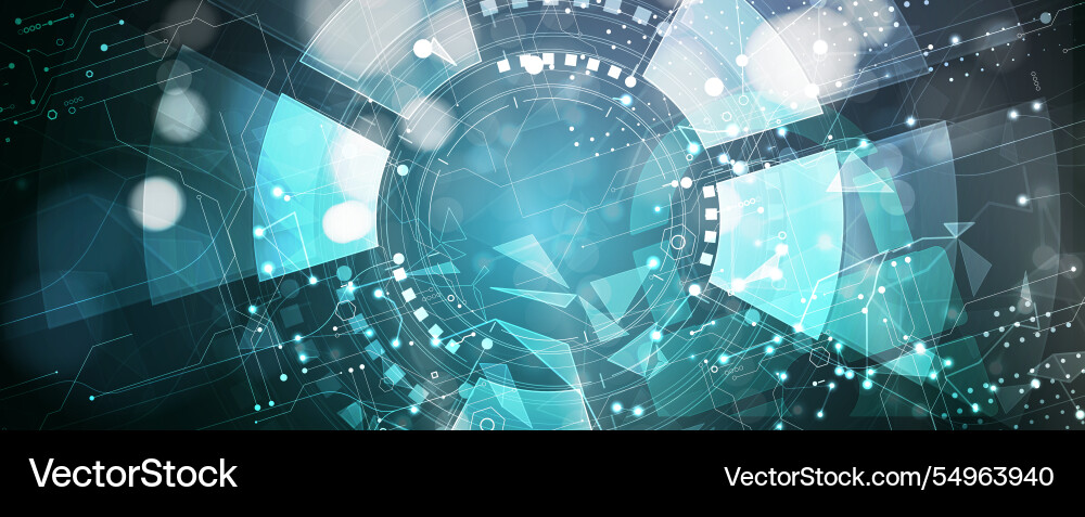 Cloud and computing abstract technology Cloud and computing abstract technology vector image