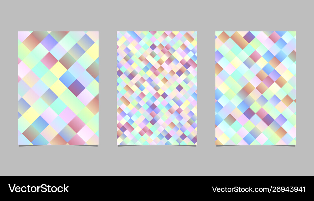 Abstract gradient trendy square pattern page Abstract gradient trendy square pattern page Vector Image