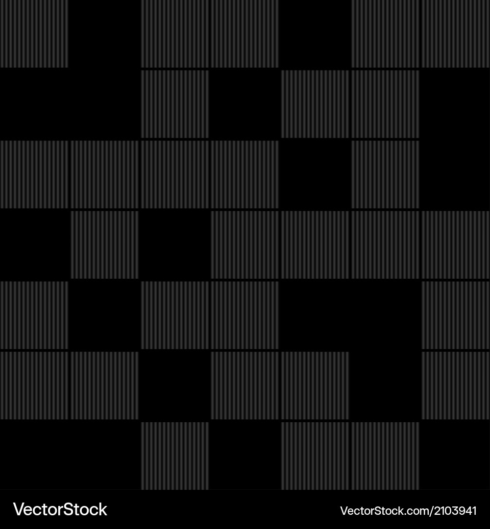 Black Square Pattern Background vector image