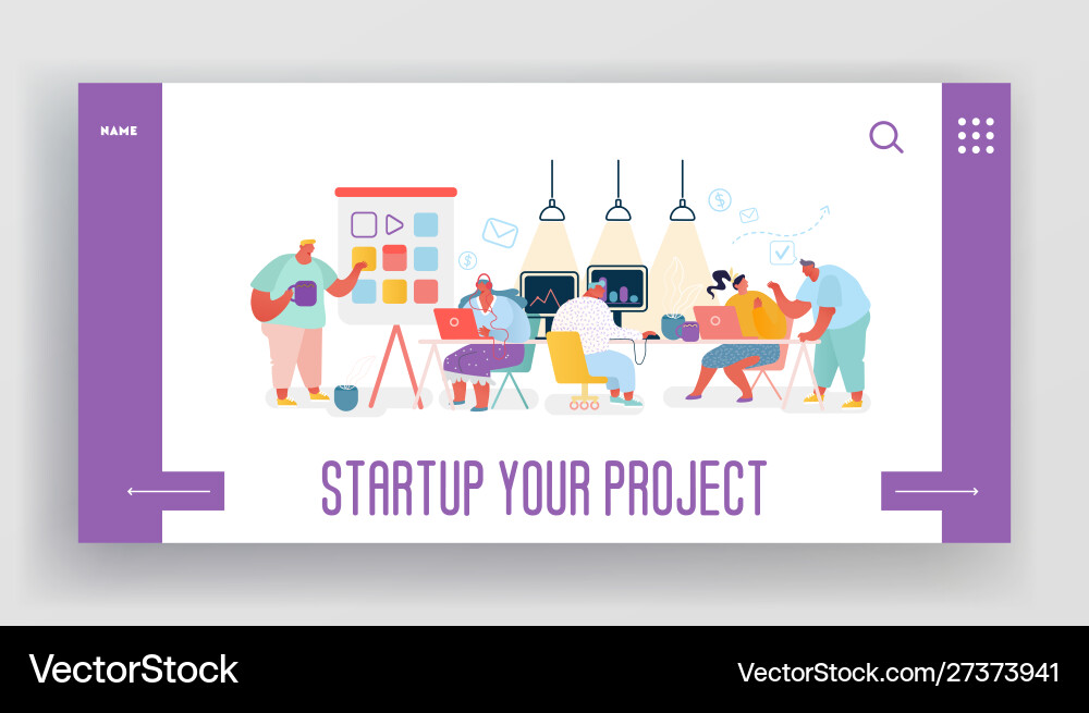 Modern design concept computer programmers Modern design concept computer programmers vector image