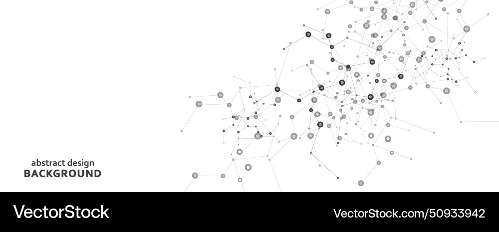 Banner design abstract background network Banner design abstract background network Vector Image