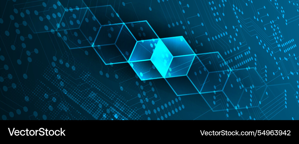 Cloud and computing abstract technology Cloud and computing abstract technology vector image