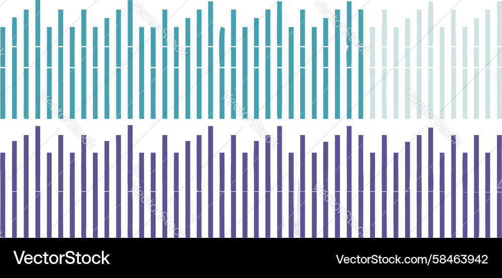 Vertical Bar Charts - Data Analysis Vector Image