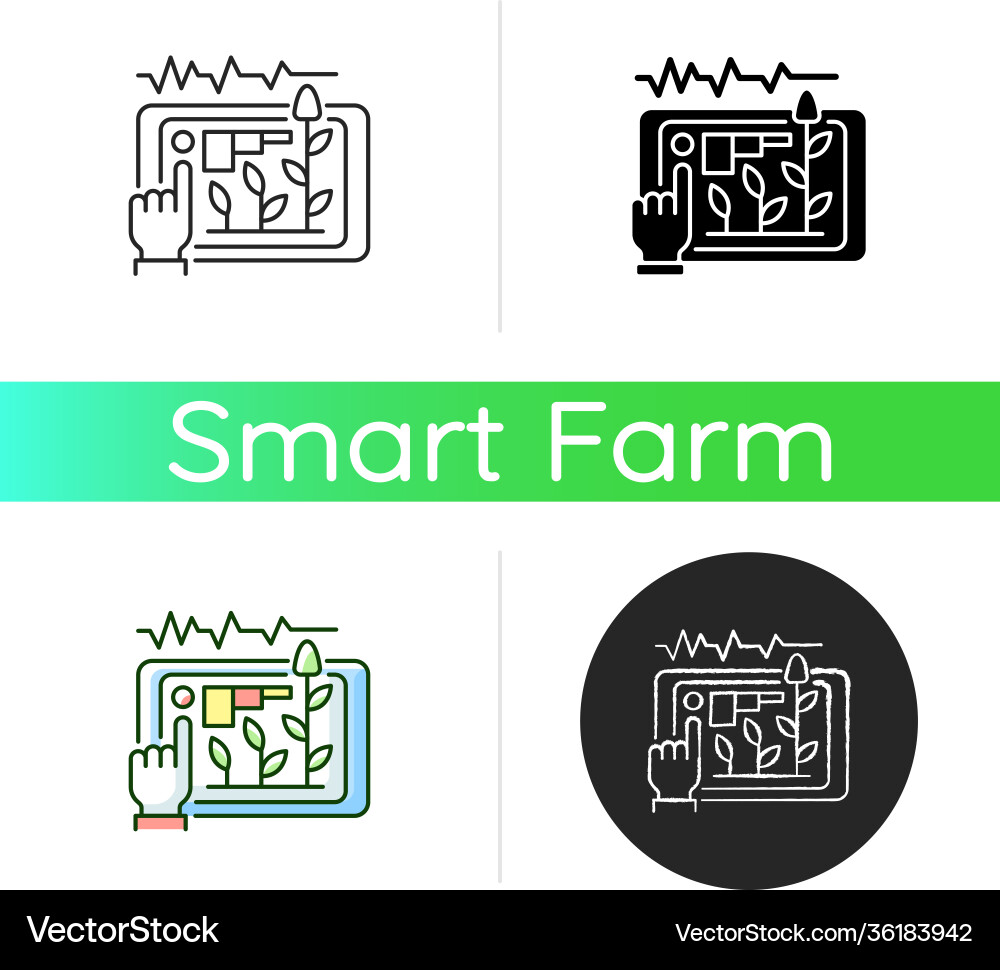 Yield prediction icon Yield prediction icon vector image