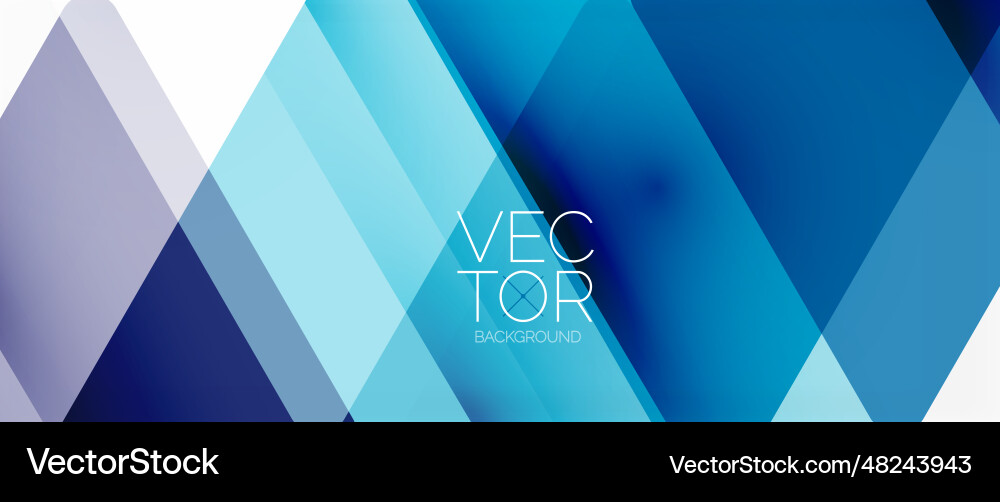 Abstract background color transparent triangles Vector Image
