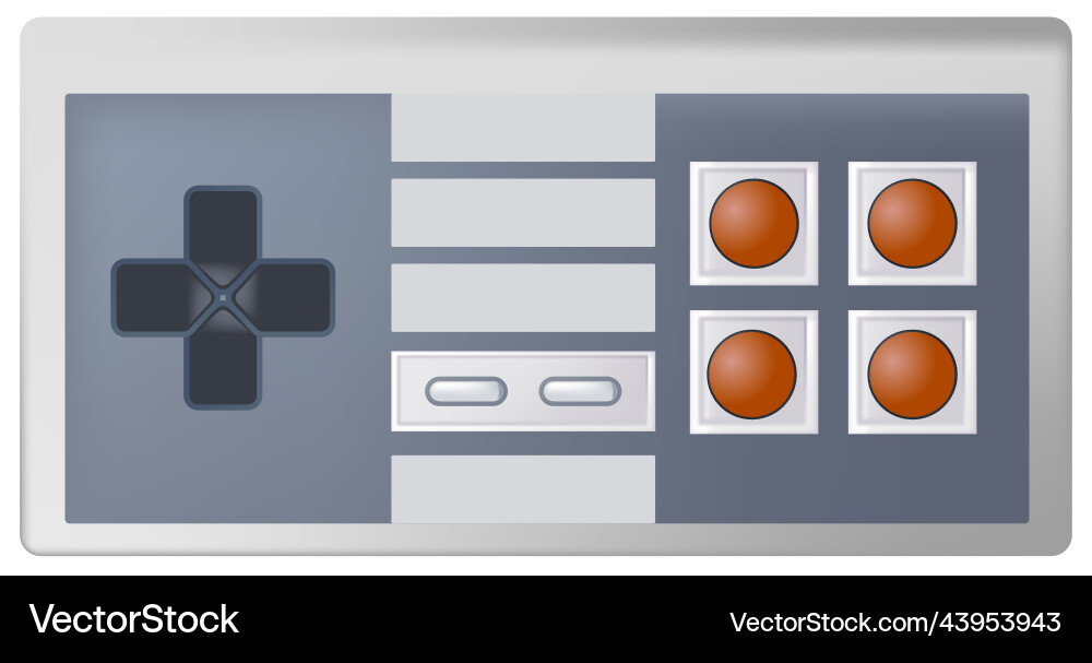 Alte Schule Joystick Vintage Gamepad Evolution Alte Schule Joystick Vintage Gamepad Evolution vektorbild