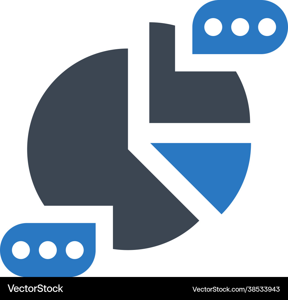 Database report icon vector image