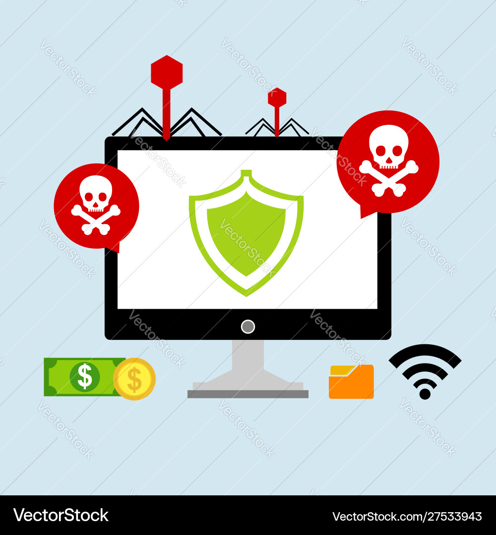 Hacker Aktivität Computeralert Benachrichtigung Hacker Aktivität Computeralert Benachrichtigung vektorbild