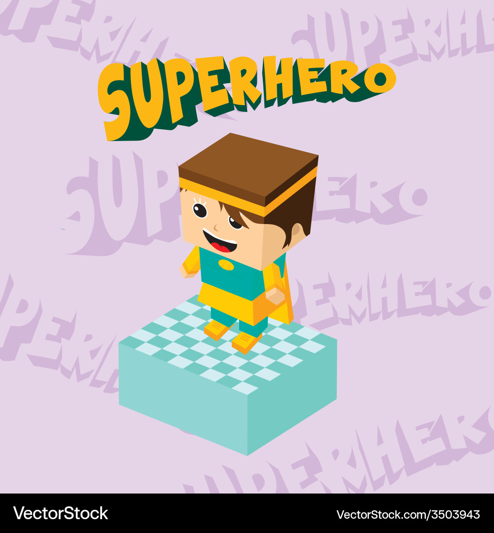 Hero character option game assets element Vector Image
