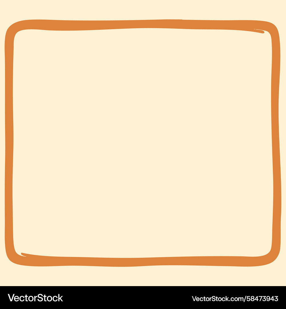 Rustic Rounded Frame Vector Image